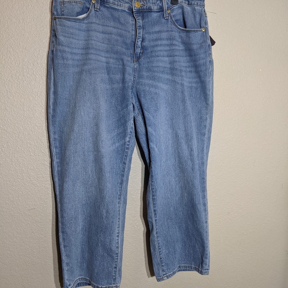 (NWT) Ava & Viv 18w straight high-rise jeans